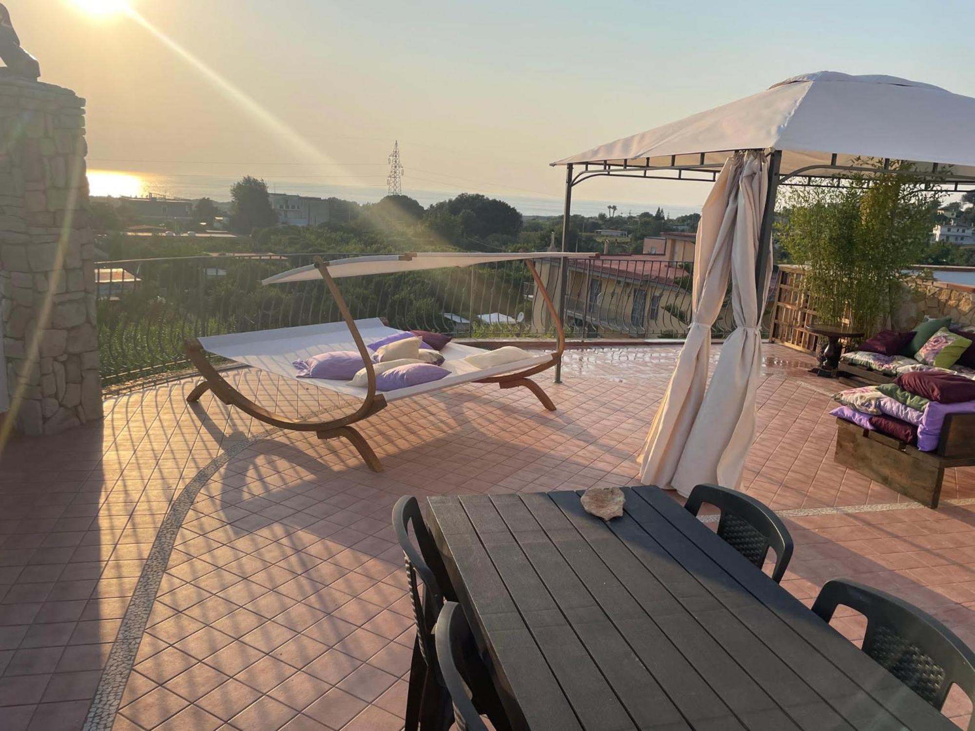 Domus Parva - Villa Con Bio-Piscina, Spa Privata E Appartamenti Panoramici Bacoli Zewnętrze zdjęcie