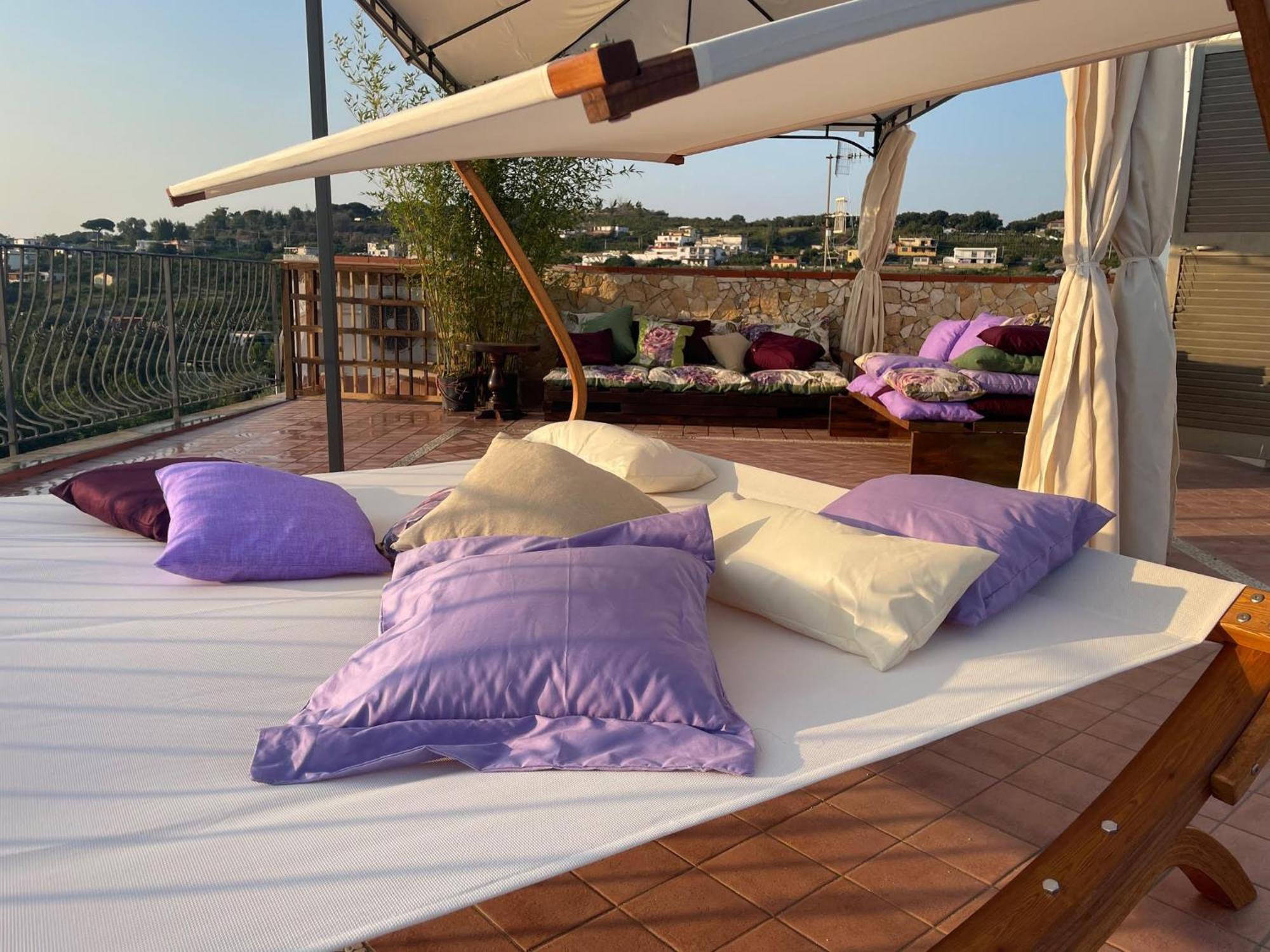 Domus Parva - Villa Con Bio-Piscina, Spa Privata E Appartamenti Panoramici Bacoli Zewnętrze zdjęcie